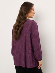Evans Burnout Frill Black Top - Image 3 of 5