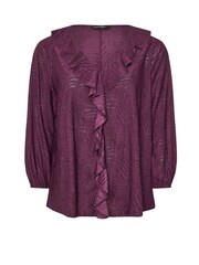 Evans Burnout Frill Black Top - Image 5 of 5