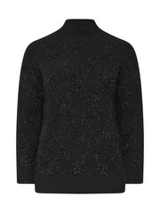 Evans Diamond Tinsel Black Jumper - Image 6 of 6