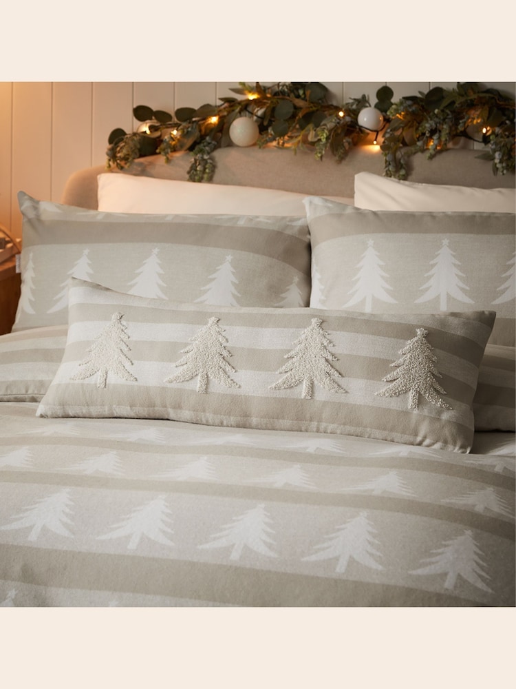 Vantona Natural Trees Brushed Cotton Quilt Cover Set - Image 2 of 4