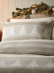 Vantona Natural Trees Brushed Cotton Quilt Cover Set - Image 3 of 4