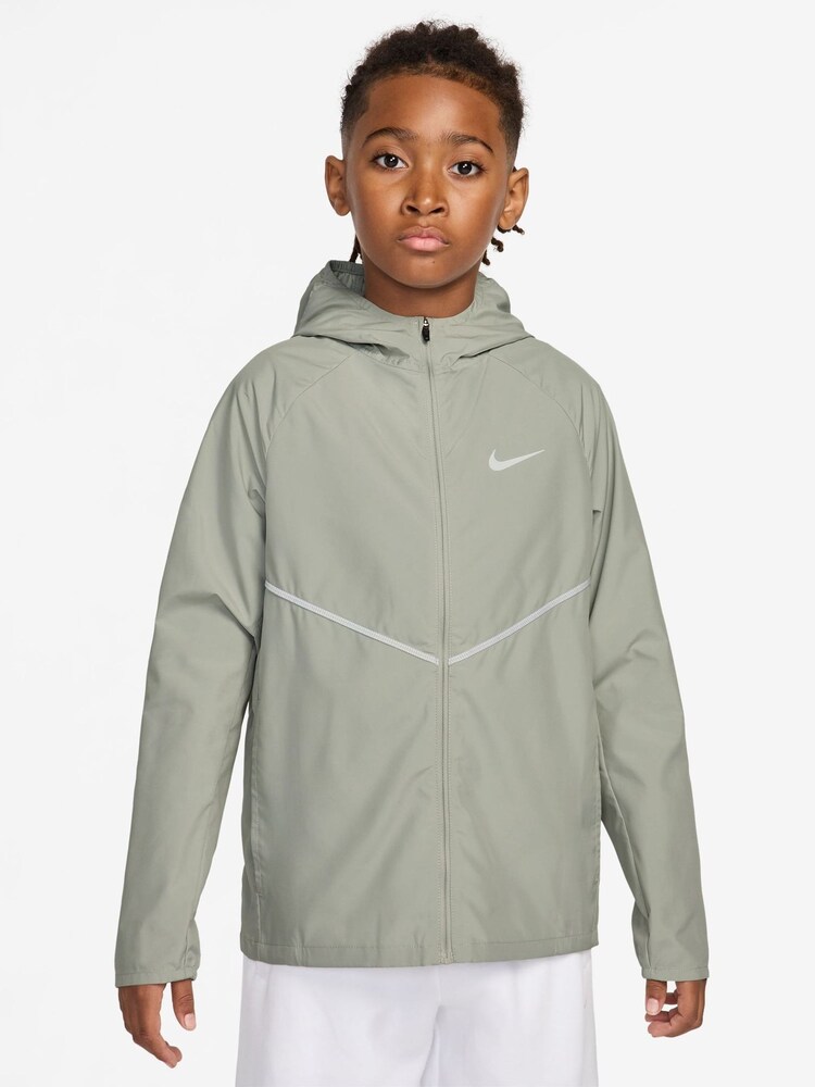 Spruce Fog Grey - Nike Miler Repel UV Training Jacket - Bilde 1 av 3