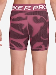 Nike Red Pro 3inch Shorts - Image 2 of 4