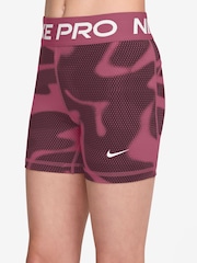 Nike Red Pro 3inch Shorts - Image 3 of 4