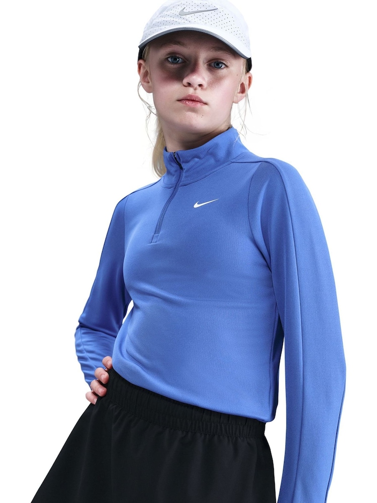 أسود - Nike One Dri-FIT High-Waisted Skort - Image 5 of 5