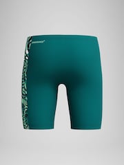Speedo Green Boys Digital Panel Jammer Swimshort - Image 2 of 4