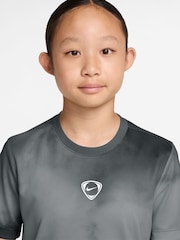 Nike Black Academy+ Dri-FIT Short-Sleeve Football Top - Image 3 of 3