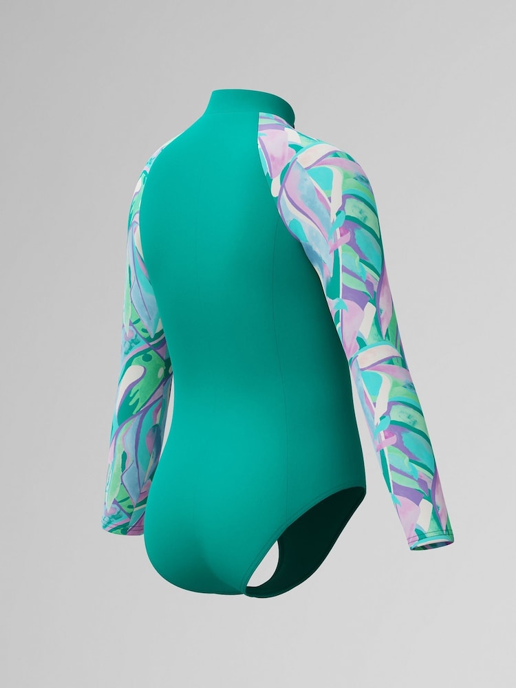 Speedo Girls Long Sleeve Swimsuit - Bild 3 von 3