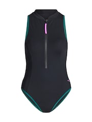 ModiBodi Black Period Swimwear Zip Front One Piece Super Swimsuit - Image 7 of 7