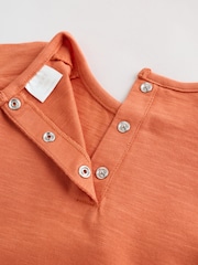 Rust Brown Short Sleeve Baby Top And Wide Leg 2 Piece Set (0mths-2yrs) - Image 10 of 13