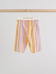 Rust Brown Short Sleeve Baby Top And Wide Leg 2 Piece Set (0mths-2yrs) - Image 5 of 13