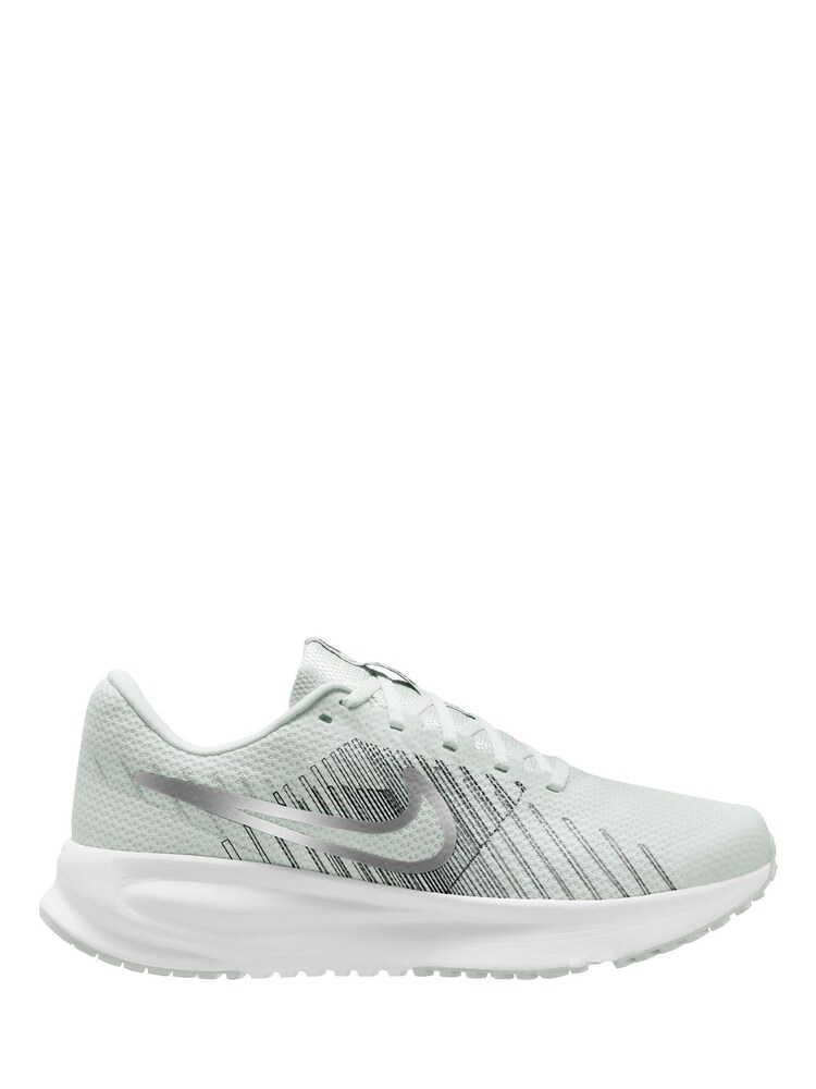Nike White/Silver Run Defy Road Running Trainers - Image 1 of 4 Nike White/Silver Run Defy Road Running Trainers - Image 1 of 4