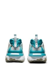 Nike White React Vision Trainers - Image 3 of 10