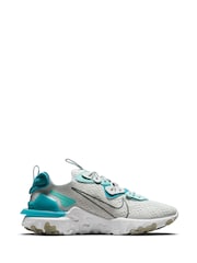 Nike White React Vision Trainers - Image 4 of 10