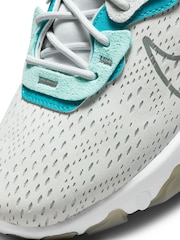 Nike White React Vision Trainers - Image 8 of 10