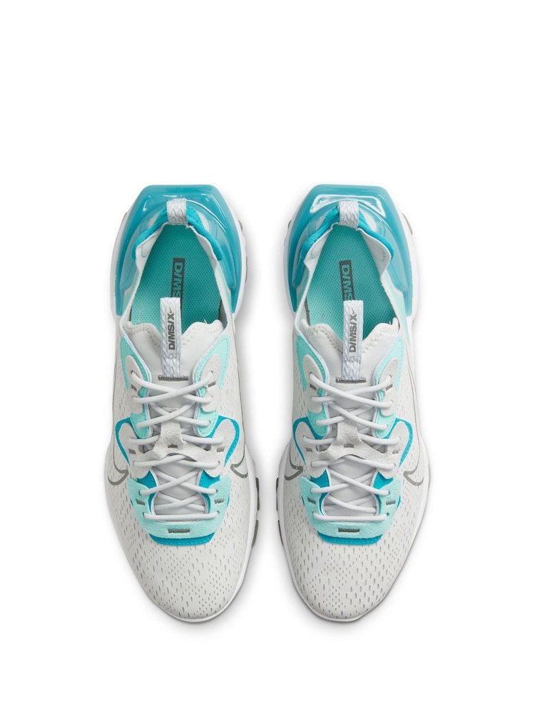 Nike White React Vision Trainers - Image 8 of 8