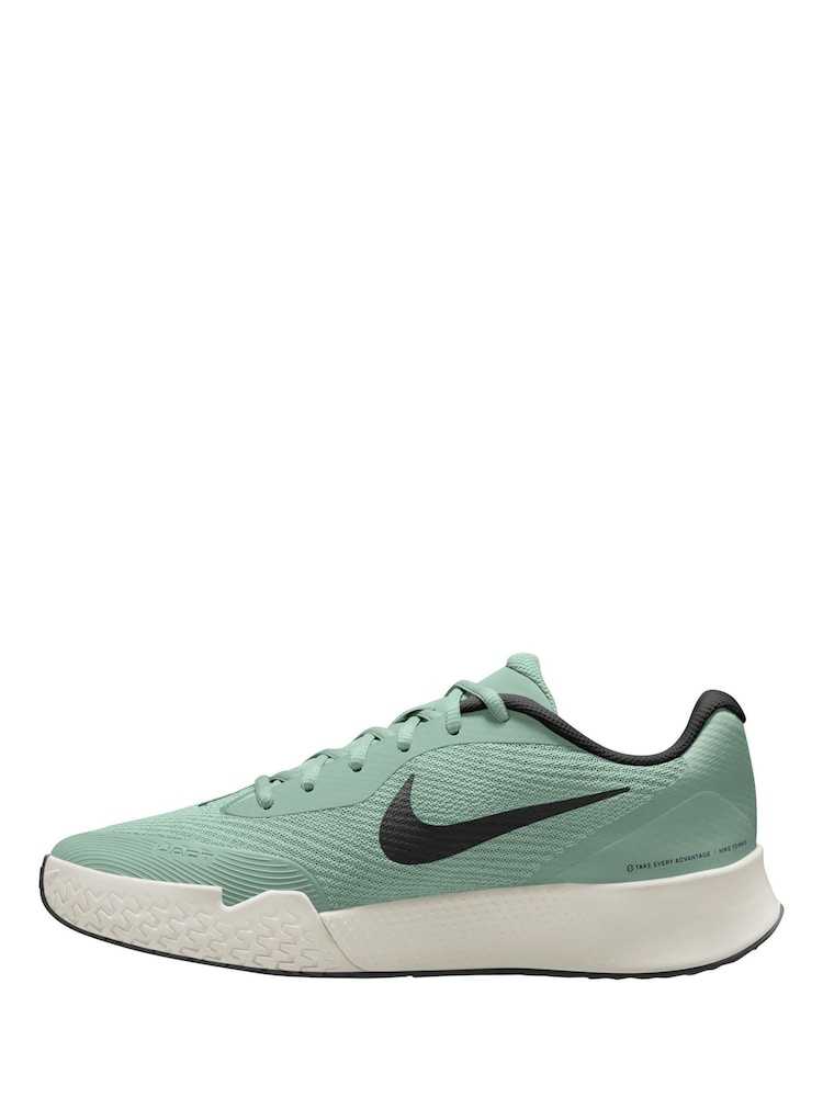 Nike Green Vapor Lite 3 Hard Court Tennis Trainers - Image 2 of 4 Nike Green Vapor Lite 3 Hard Court Tennis Trainers - Image 2 of 4