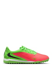 Nike Black/Green Phantom Low Academy Turf Erling Haaland Football Boots - Image 1 of 7