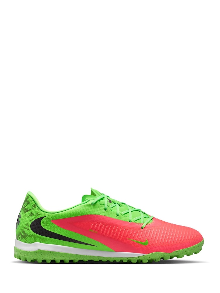 Nike Black/Green Phantom Low Academy Turf Erling Haaland Football Boots - Image 1 of 7