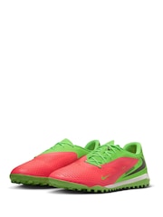 Nike Black/Green Phantom Low Academy Turf Erling Haaland Football Boots - Image 3 of 7
