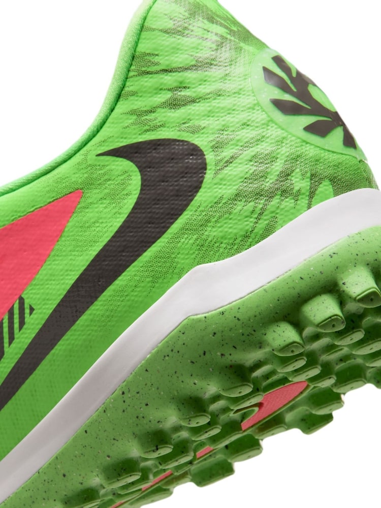 Nike Black/Green Phantom Low Academy Turf Erling Haaland Football Boots - Image 7 of 7