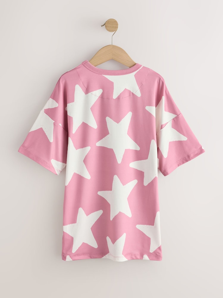 粉色 - Pink/Ecru Nighties 3 Pack (2-12yrs) - 圖片 2/7