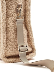 Nude - Moda in Pelle Jemima Faux Shearling Tote Bag - Imagen 4 de 4
