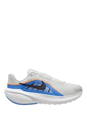 Nike White/Blue Downshifter 14 Running Trainers - Image 1 of 4