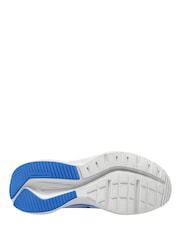 Nike White/Blue Downshifter 14 Running Trainers - Image 4 of 4