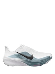 Nike Grey/White Pegasus 42 Running Trainers - Image 5 of 8