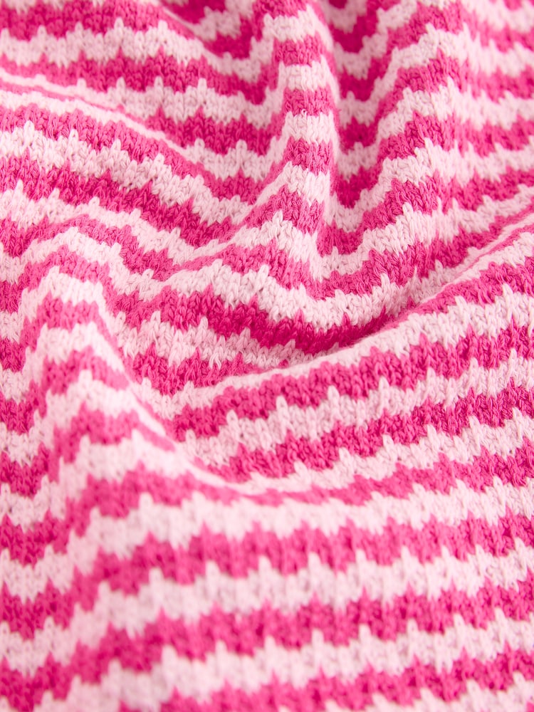 Bath & Body Works Pink Crochet Co-ord Top - Image 6 of 6