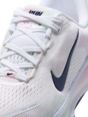 Nike White/Pink Youth Vomero 18 Road Running Trainers - Image 10 of 11