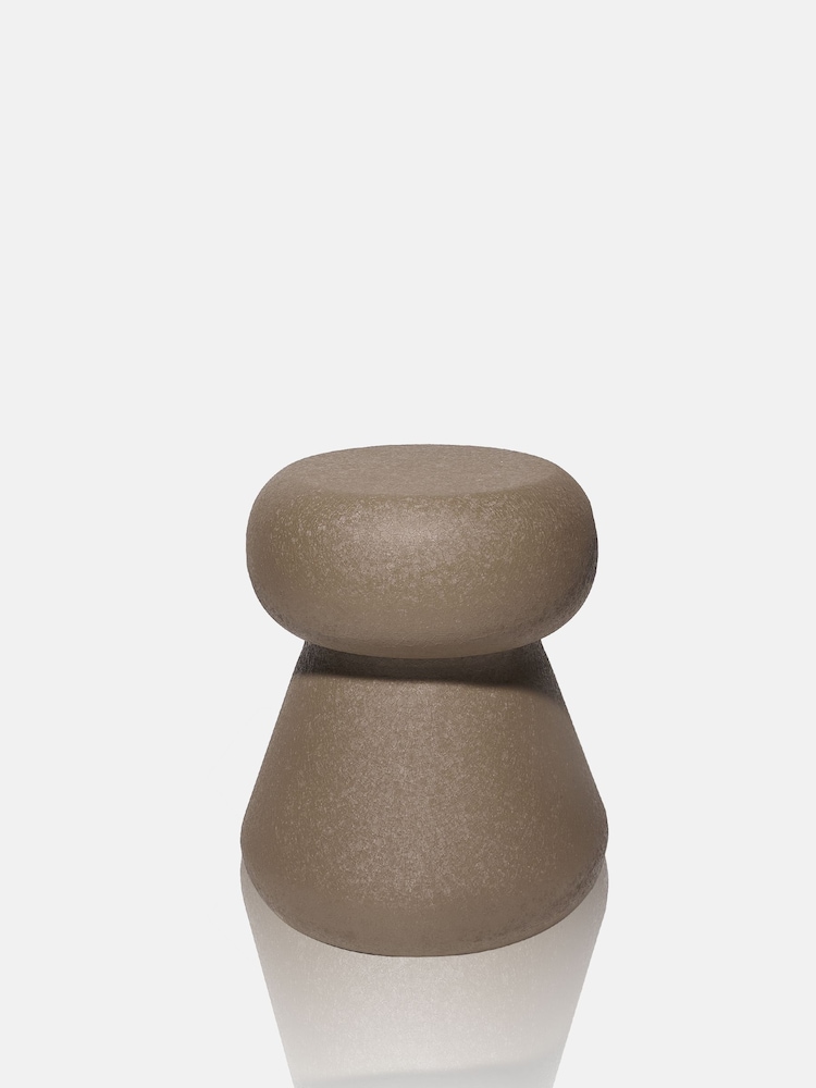 Abigail Ahern Grey Mola Metal Stool - Image 5 of 5