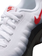 Nike White/Black Orange Youth Air Max Invigor Trainers - Image 5 of 8