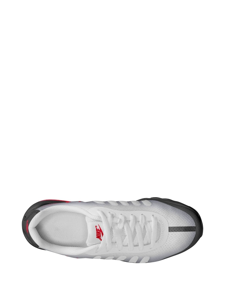 Nike White/Black Orange Youth Air Max Invigor Trainers - Image 8 of 8