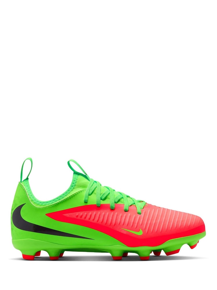 Nike Red Junior Phantom 6 Low Academy Firm Ground / Multi-Ground  Football Boots - Image 1 of 9