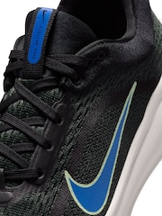 Nike Black Blue Youth Stellar Ride Trainers - Image 6 of 8