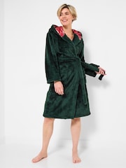 Joe Browns Green Floral Lined Dressing Gown - Image 1 of 6