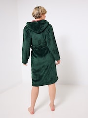 Joe Browns Green Floral Lined Dressing Gown - Image 2 of 6