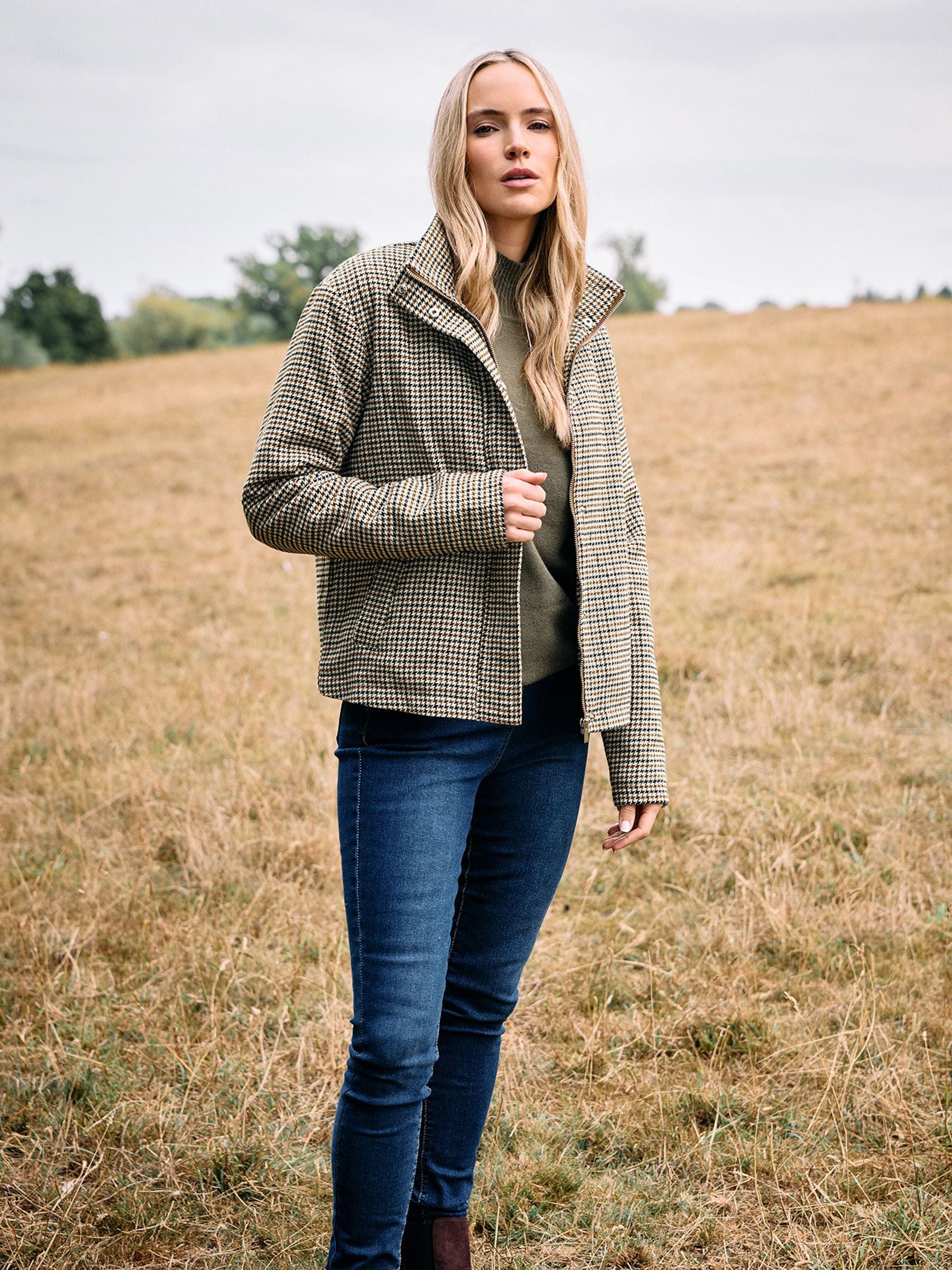 Next：日本 Long Tall Sally チェック ファンネルネック ジャケット