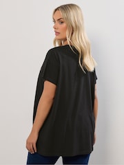 Yours Curve Black Guineapig Short Sleeve Novelty T-Shirt - Image 3 of 5