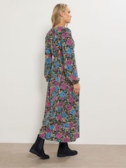 Schwarz - Long Tall Sally Floral Belted Midaxi Dress - Bild 3 von 5
