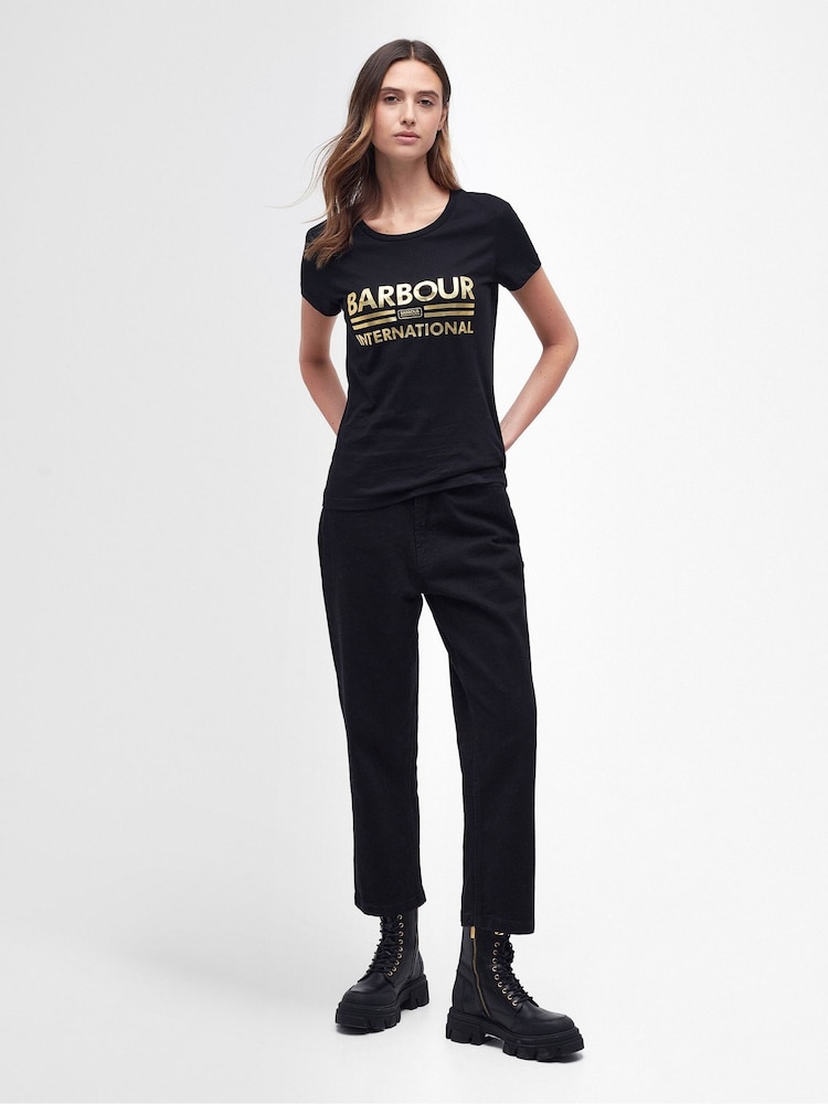 Barbour® International Black Originals T-Shirt - Image 2 of 3