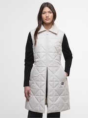 Barbour® International Natural Reno Quilted Gilet - Image 1 of 8