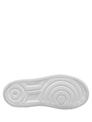 Nike White Purple Junior Air Force 1 Trainers - Image 3 of 4