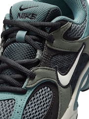 Nike Grey Green Youth V5 Runner Trainers - Image 6 of 8