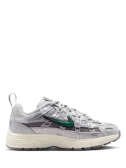 Nike Silver Green Junior P-6000 Trainers - Image 2 of 8