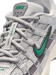 Nike Silver Green Junior P-6000 Trainers - Image 7 of 8