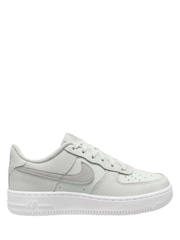 Nike Grey/White Youth Air Force 1 Essential+ Trainers - Image 1 of 2
