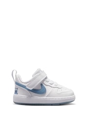 Nike White Infant Court Borough Low  Trainers - Image 1 of 9